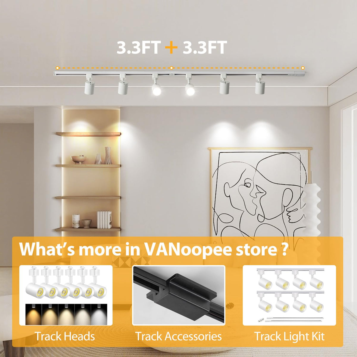 VANoopee packaging includes everything you need for setup