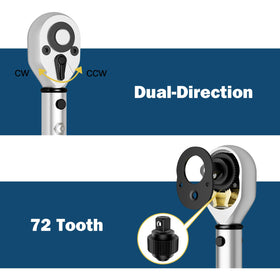 VANPO 1/2-inch drive torque wrench ideal for car lug nuts