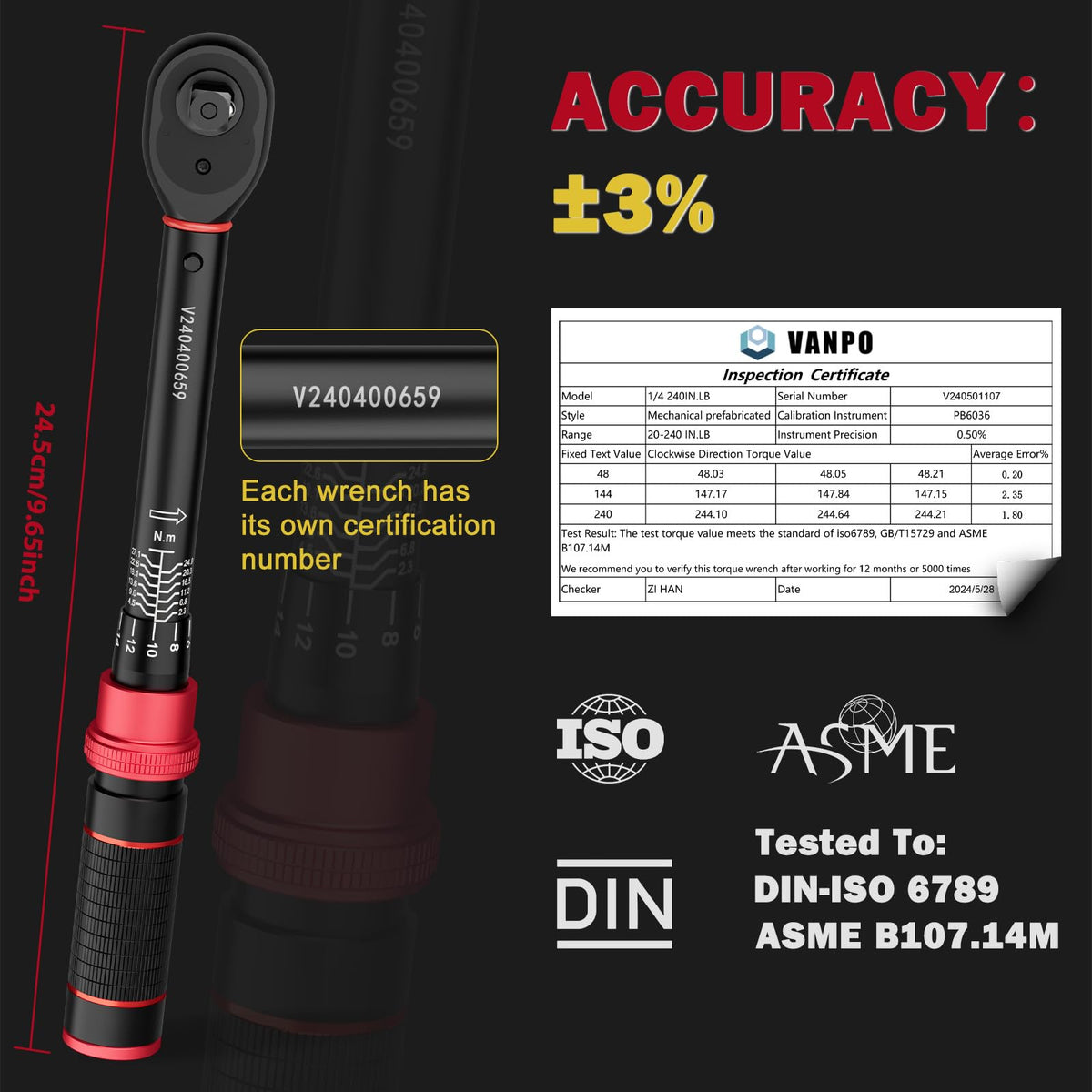 VANPO aluminum shaft highlighting fatigue-resistant build for consistent performance