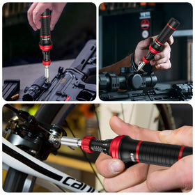 VANPO compact case keeps all bits organized for on-the-go repairs.