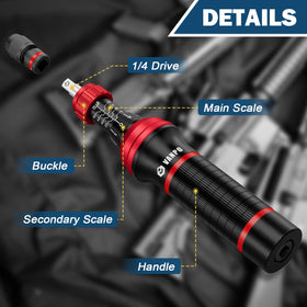 VANPO torque screwdriver with ergonomic grip enhances comfort during use.