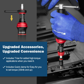 VANPO quick clamp enables fast, accurate torque adjustments