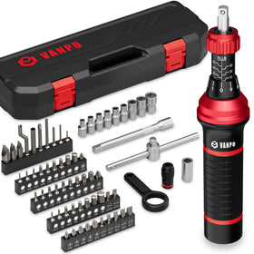 VANPO torque screwdriver set for scope mounting showing precise torque control