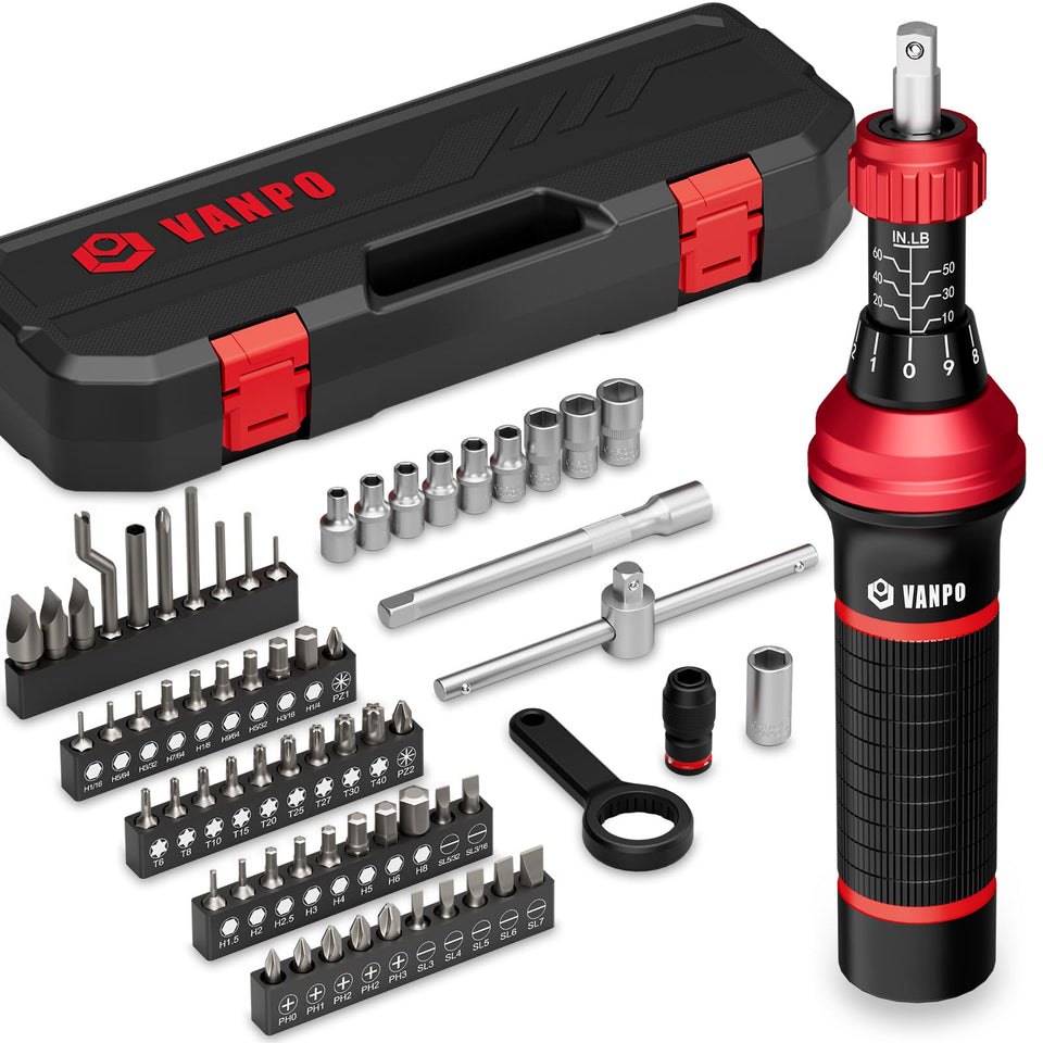 VANPO torque screwdriver set for scope mounting showing precise torque control