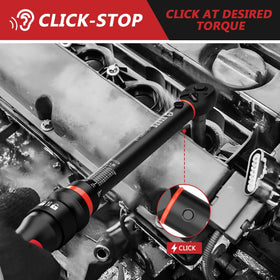 VANPO torque wrench 40 cm body provides extra leverage for mid-torque tasks.