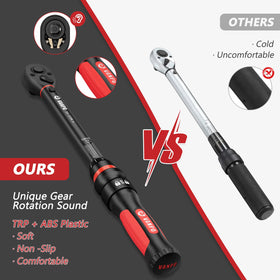 VANPO wrench with TPR+ABS handle for comfortable handling during repairs.