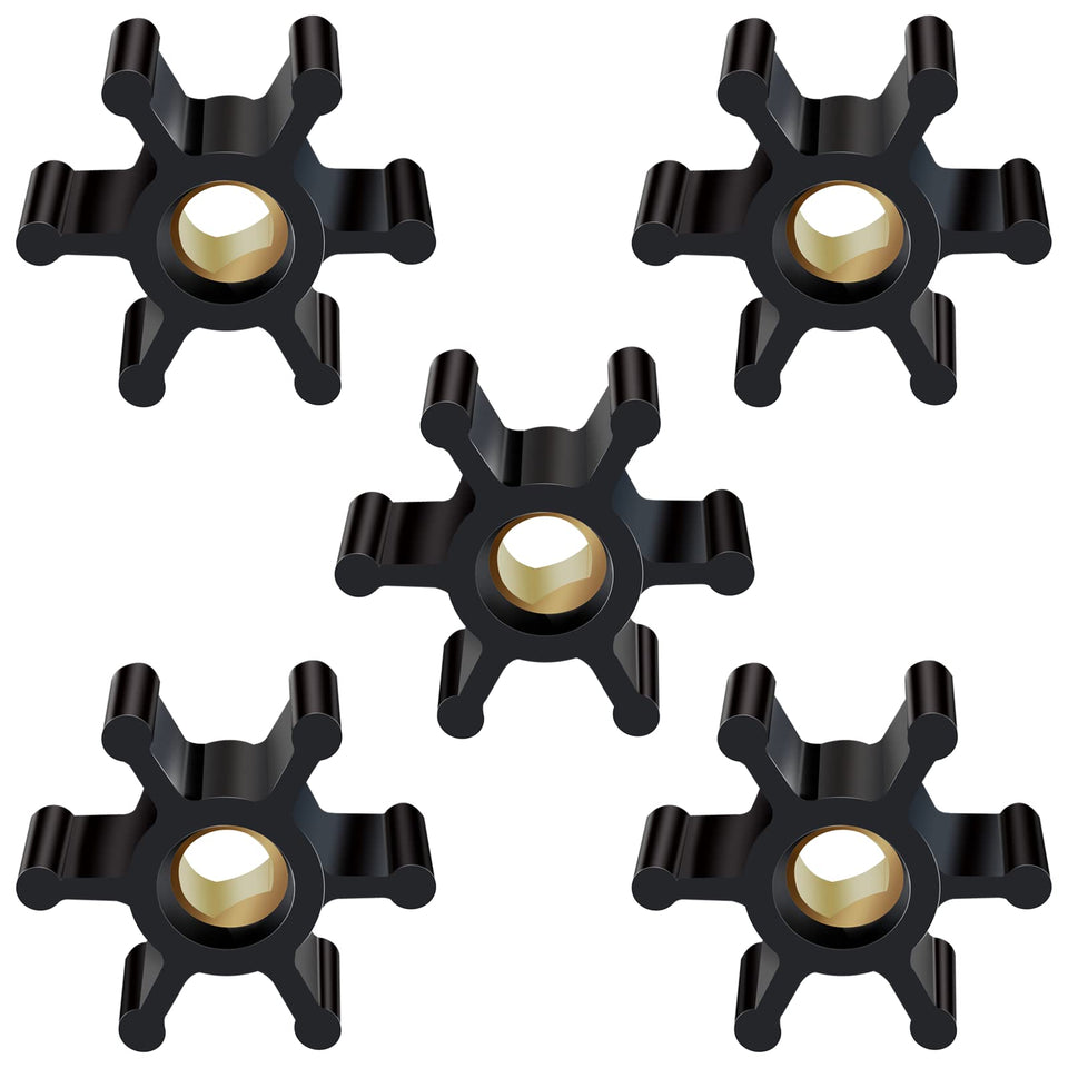 Vanshly five-pack utility pump impellers for easy replacement in water transfer tasks