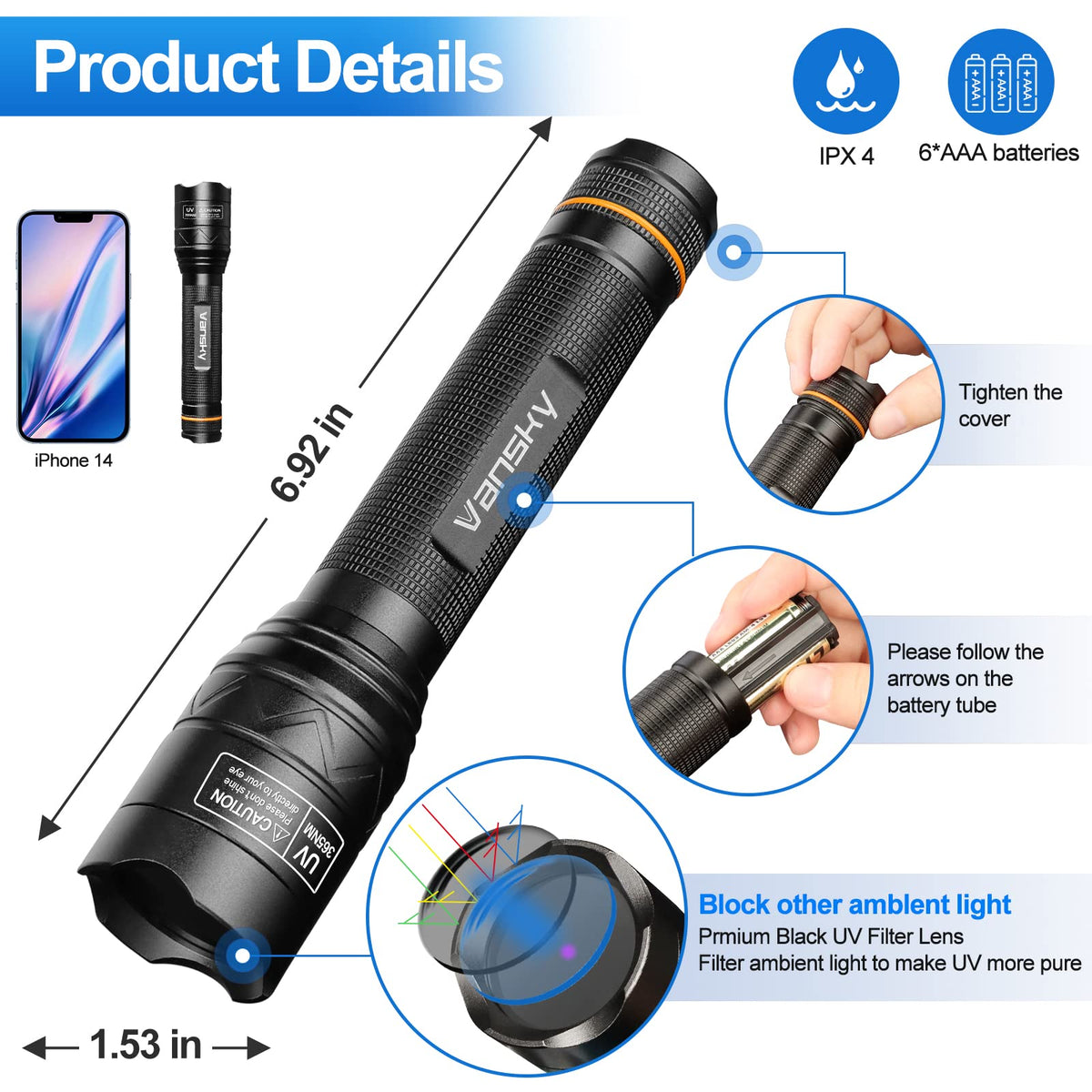 Vansky X7 Pro ships with batteries for immediate use