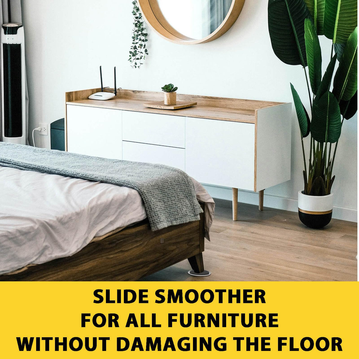 Vanteen sliders gliding over carpet reduces snags and tears