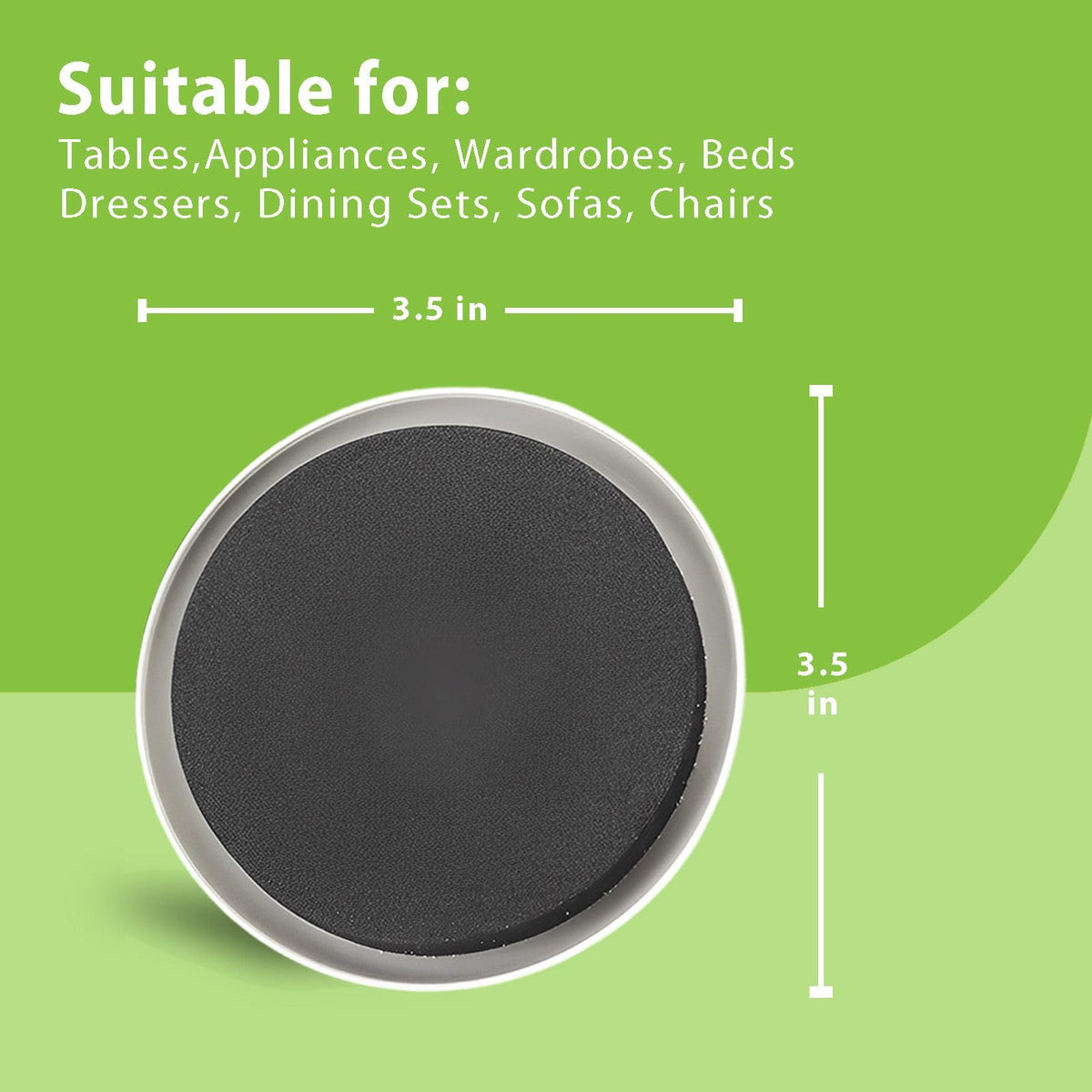 Vanteen carpet sliders shield floors and reduce lifting strain.