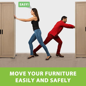 Vanteen heavy-duty movers pads with EVA base prevent carpet damage.