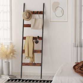 Vantimo wall-leaning wooden rack tucked in a corner.