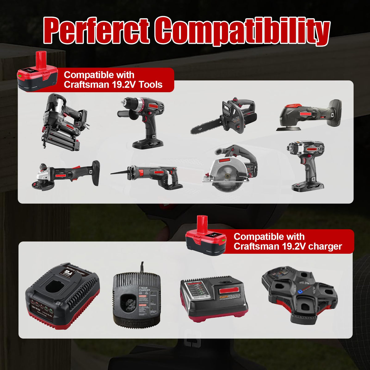 VANTTECH durable lithium-ion construction with high-density cells for extended life