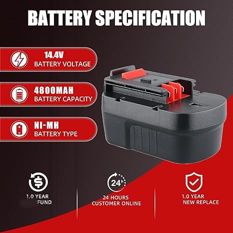 VANTTECH HPB14 battery side view showing slim profile and fit.