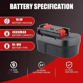 VANTTECH HPB14 battery side view showing slim profile and fit.