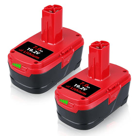 VANTTECH upgraded 7.0Ah DieHard 19.2V battery front view showing high capacity