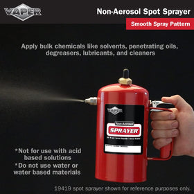 Vaper non-aerosol sprayer enabling versatile spraying tasks without propellants.