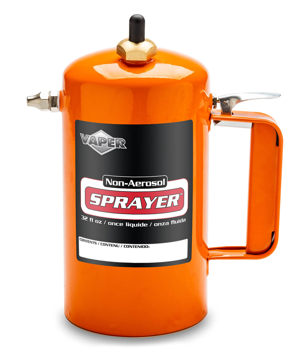 Vaper 19423 Spot Spray orange body shows compact, refillable design for eco-friendly spot cleaning.