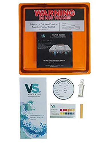 Vapor Score Calcium Chloride Test Pods for precise MVER readings before flooring.