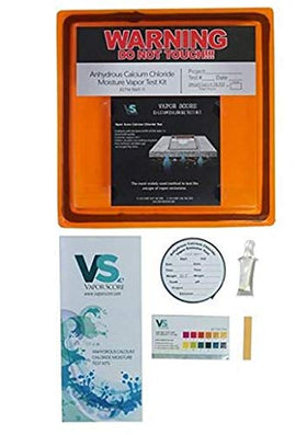 Vapor Score Calcium Chloride Test Pods for precise MVER readings before flooring.