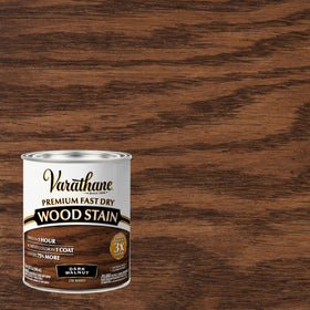 Varathane Dark Walnut wood grain highlighting reveals deep natural texture.