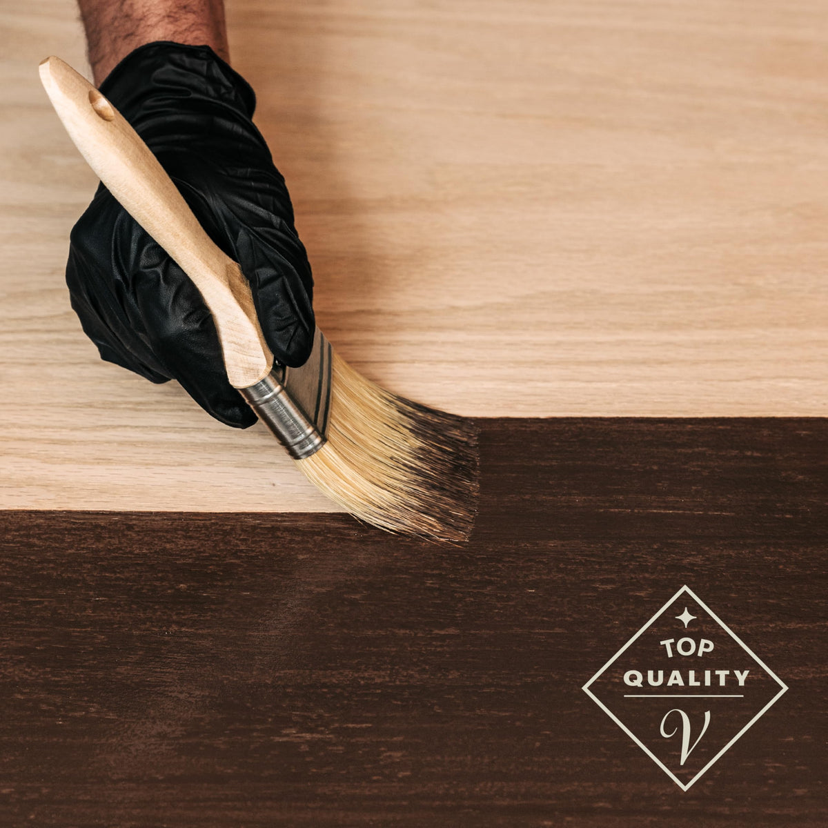 Varathane Kona fast-dry used on a furniture project for color depth