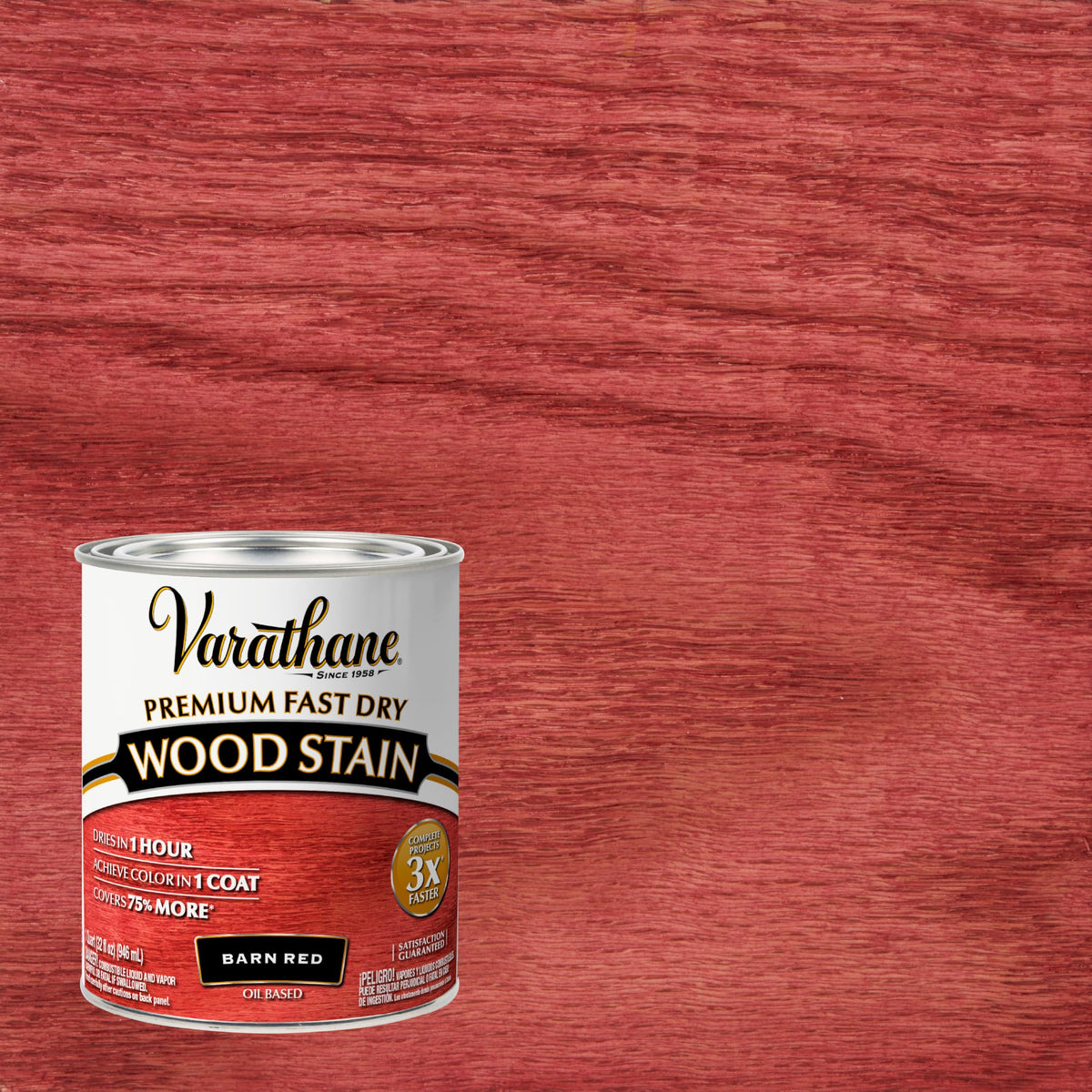 Varathane brush application demonstrates smooth, fast-drying interior wood finish