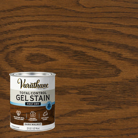 Varathane Total Control Gel Stain on wood being applied for even color