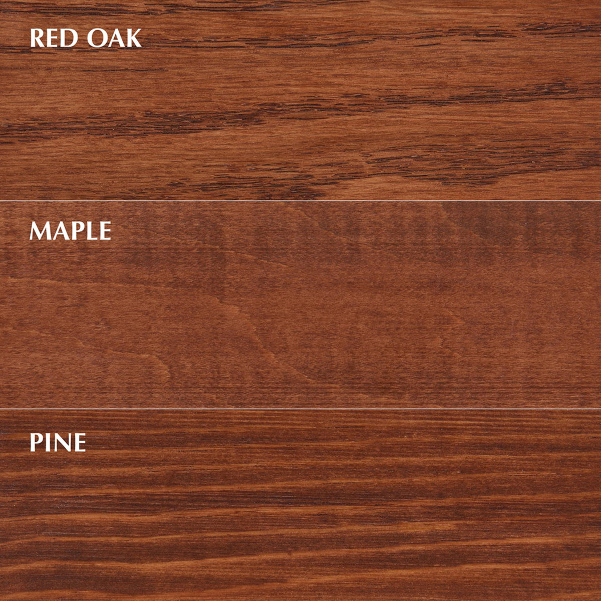 Varathane Total Control Gel Stain highlights wood grain with even color.