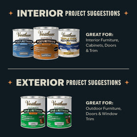 Varathane Ultimate Polyurethane protects wood with scratch resistance