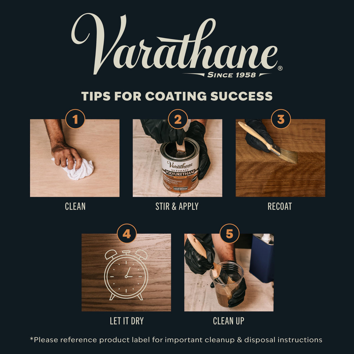 Varathane Ultimate Polyurethane smooth glide for easy application