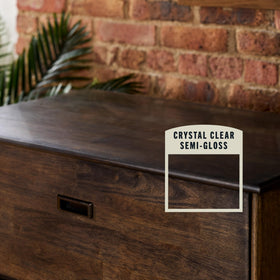 Varathane interior surface protection on furniture and cabinets with durable clarity