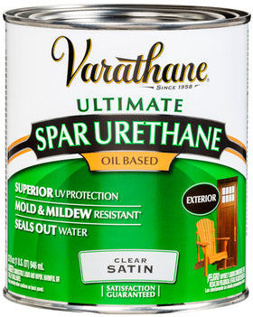 Varathane Ultimate Spar Urethane application on outdoor wood for durable protection and even finish