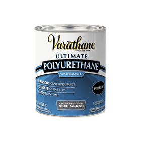 Varathane ultimate polyurethane crystal-clear application for a pristine interior finish