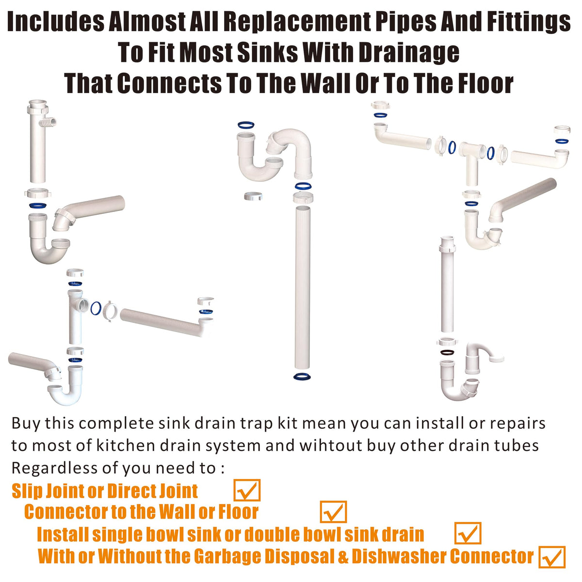 Variimage under-sink installation with easy-to-follow steps for DIY repairs
