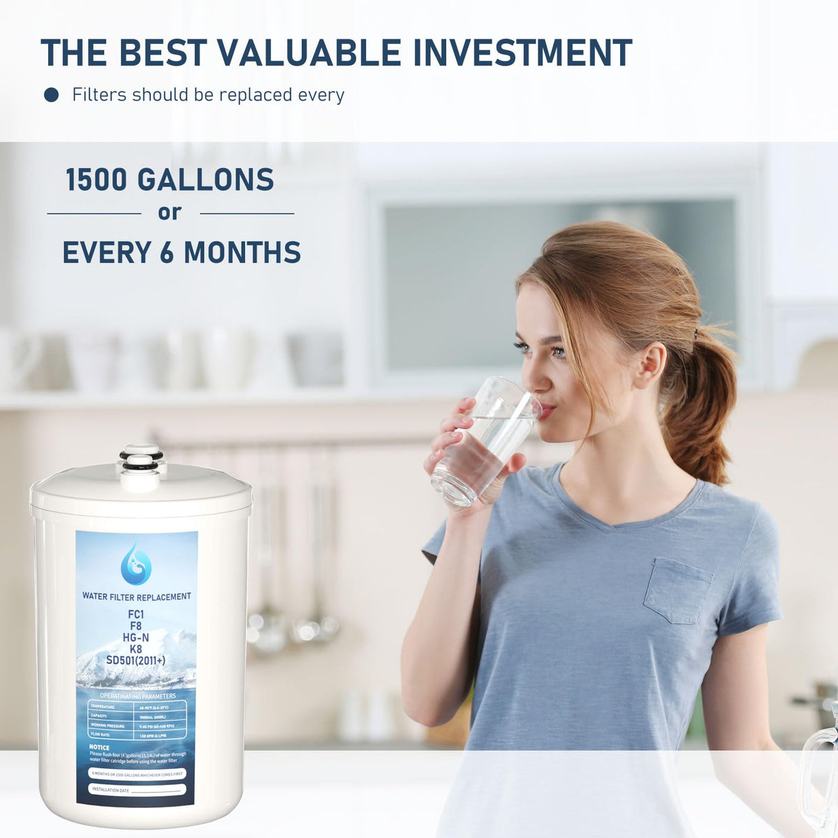Varycony FC1 flow-rate boost delivering quicker water output.