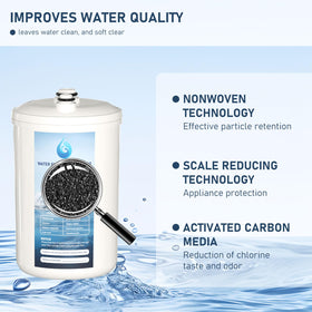 Varycony FC1 flushing process during installation with brief black-water discharge.