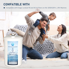 Varycony FC1 total purification capacity up to 1500 gallons.