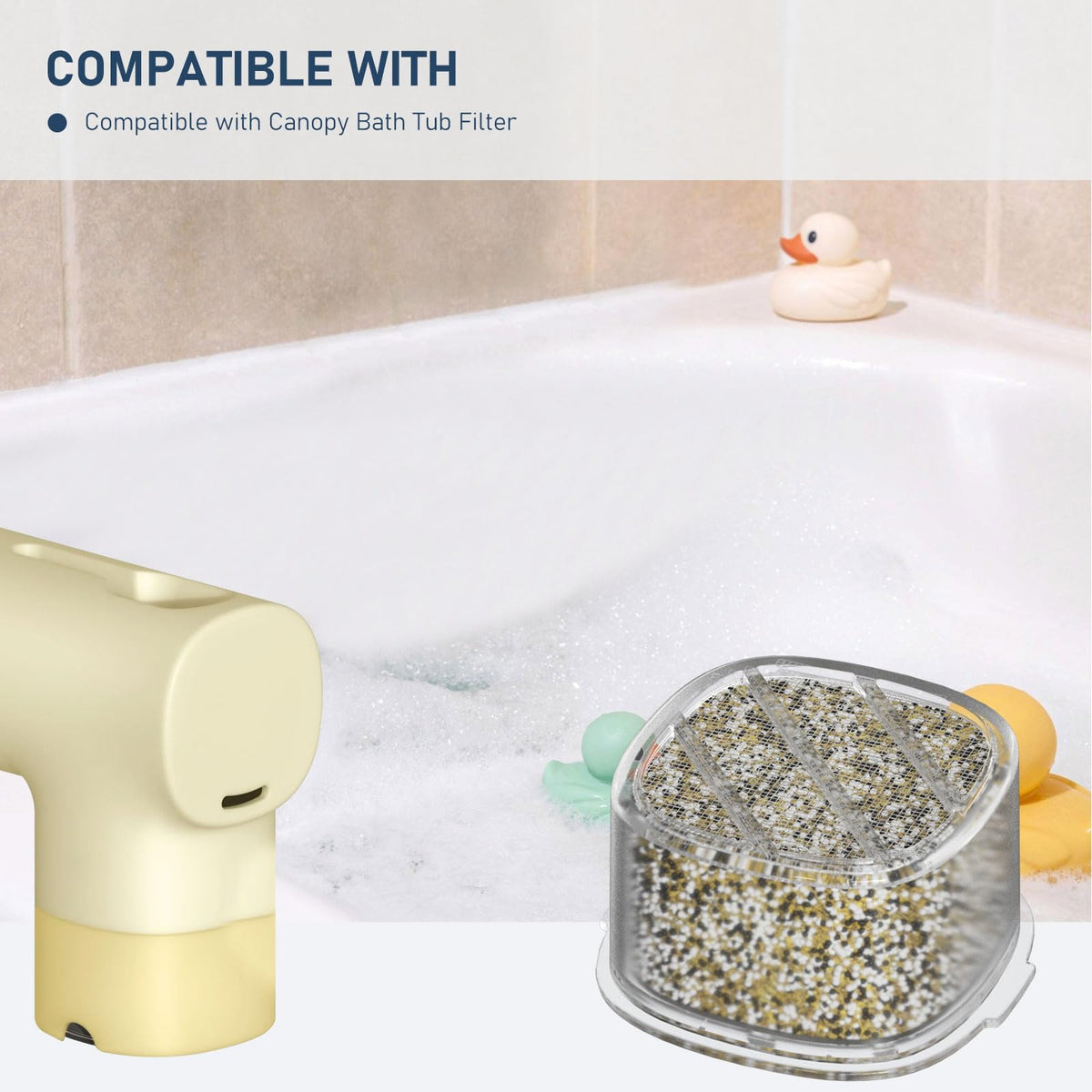 Varycony shower head filter delivers fresher water and odor reduction