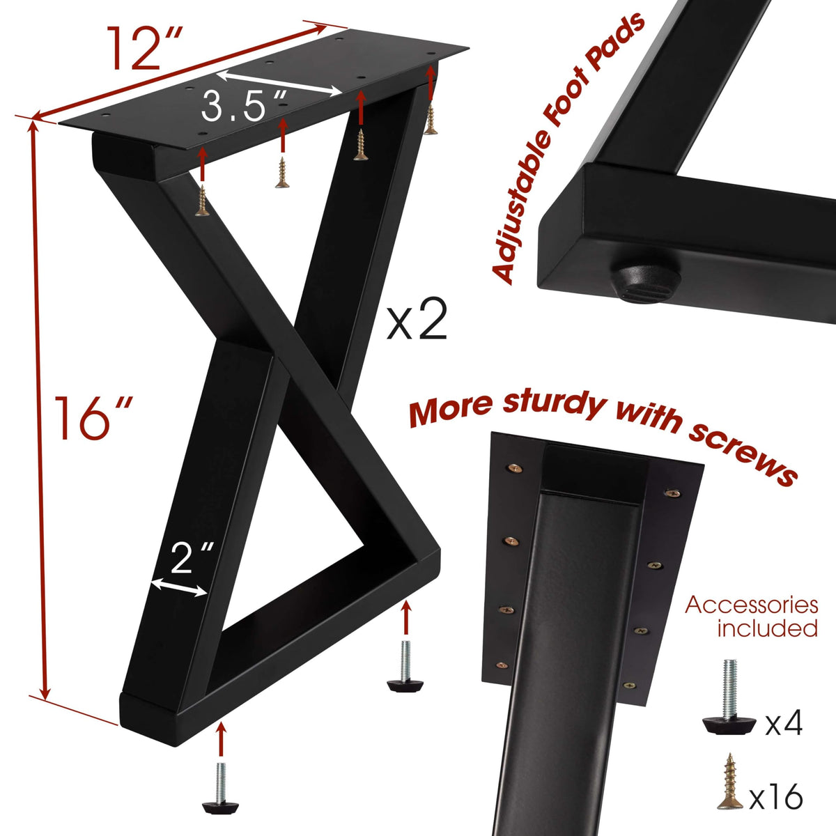 VASGOR floor-protectors attached protect floors on uneven surfaces