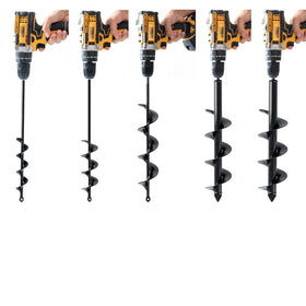 VASGOR 2-6x16 auger planting bulbs highlights quick bed preparation.