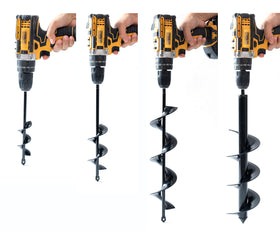 VASGOR bulb planting auger 3.2x16 inch handles larger bulbs and seedlings.
