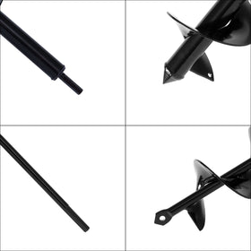 VASGOR bulb planting auger 4x16 inch creates wide holes for bulbs and plants.