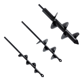 VASGOR drill-ready augers enable efficient digging with a handheld drill.