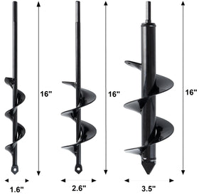 VASGOR bulb planting auger 2.6x16 ideal for mid-size bulbs.