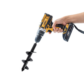 VASGOR augers fit any 3/8 inch chuck for versatile use.