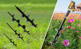 VASGOR sand-friendly auger anchors beach umbrellas in sand.