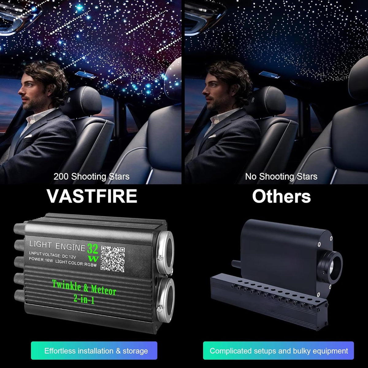 VASTFIRE 1000-fiber stars configuration showcases flexible trim-friendly design