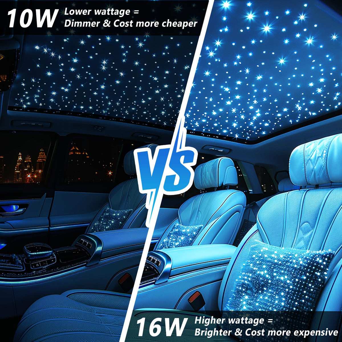 VASTFIRE Bluetooth app mode syncs lighting with music.