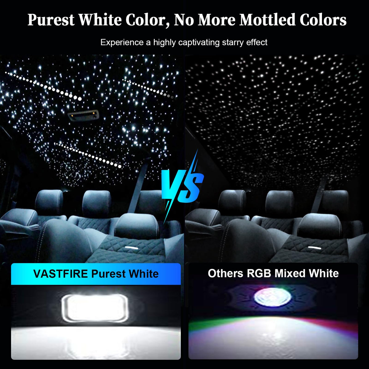 VASTFIRE Car interior ambience for bedrooms or home spaces.